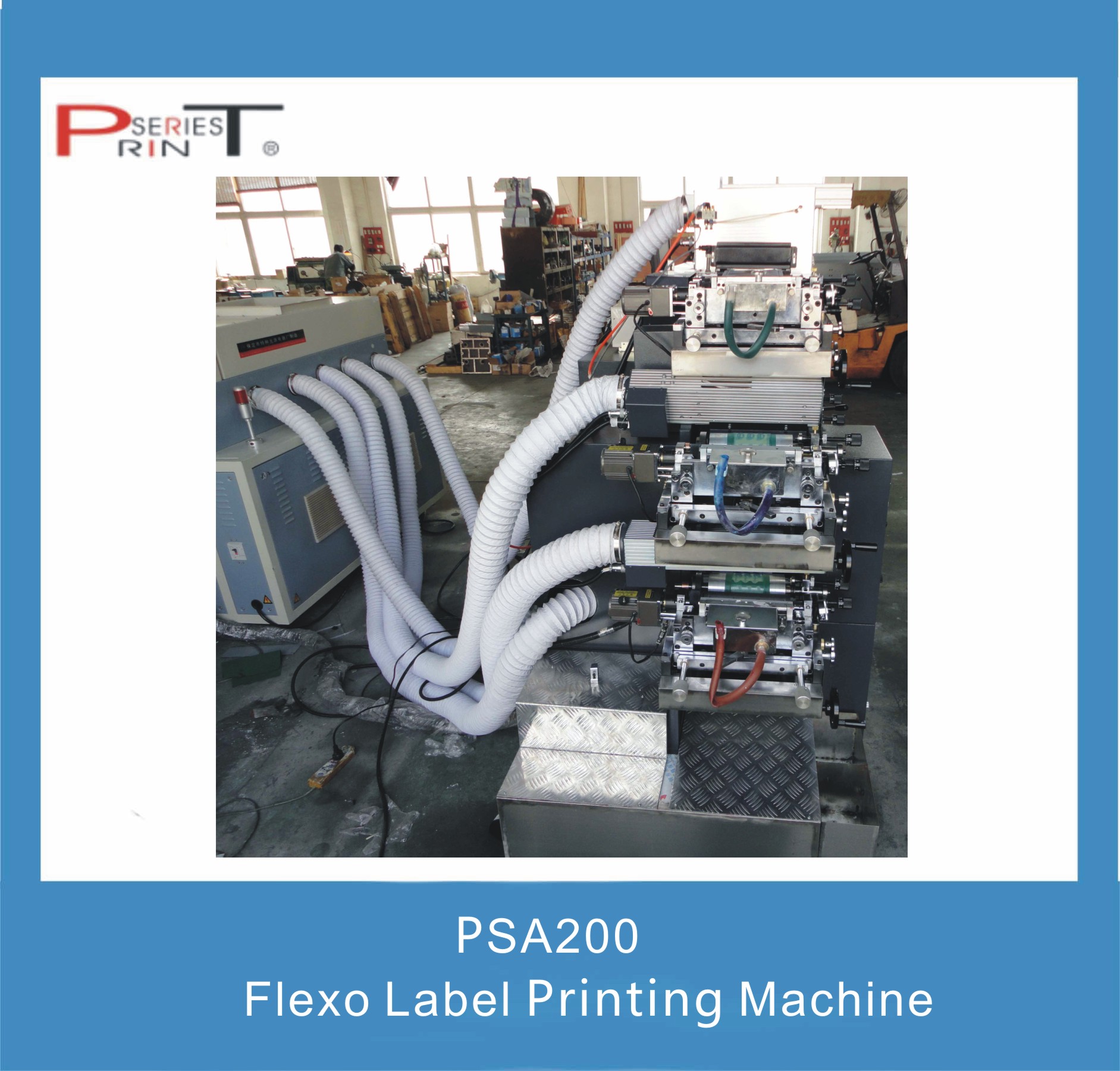 Label Printing Machine, Flexo/Screen/Rotary Printing Machine, Printing Machinery Manufacture PSA200 Flexo Press
