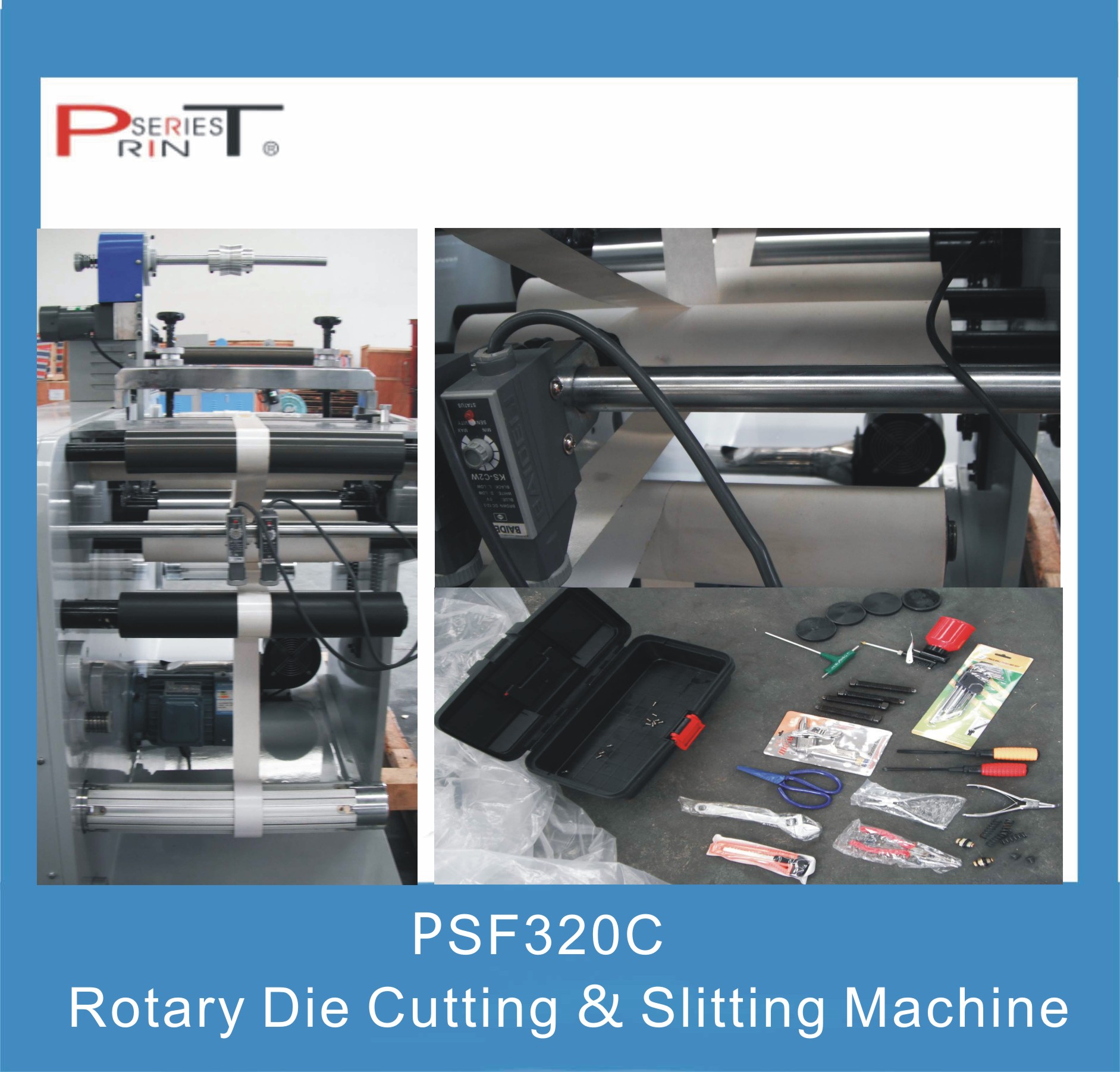 Label Printing Machine, Flexo/Screen/Rotary Printing Machine, Rotary Die Cutting Machine