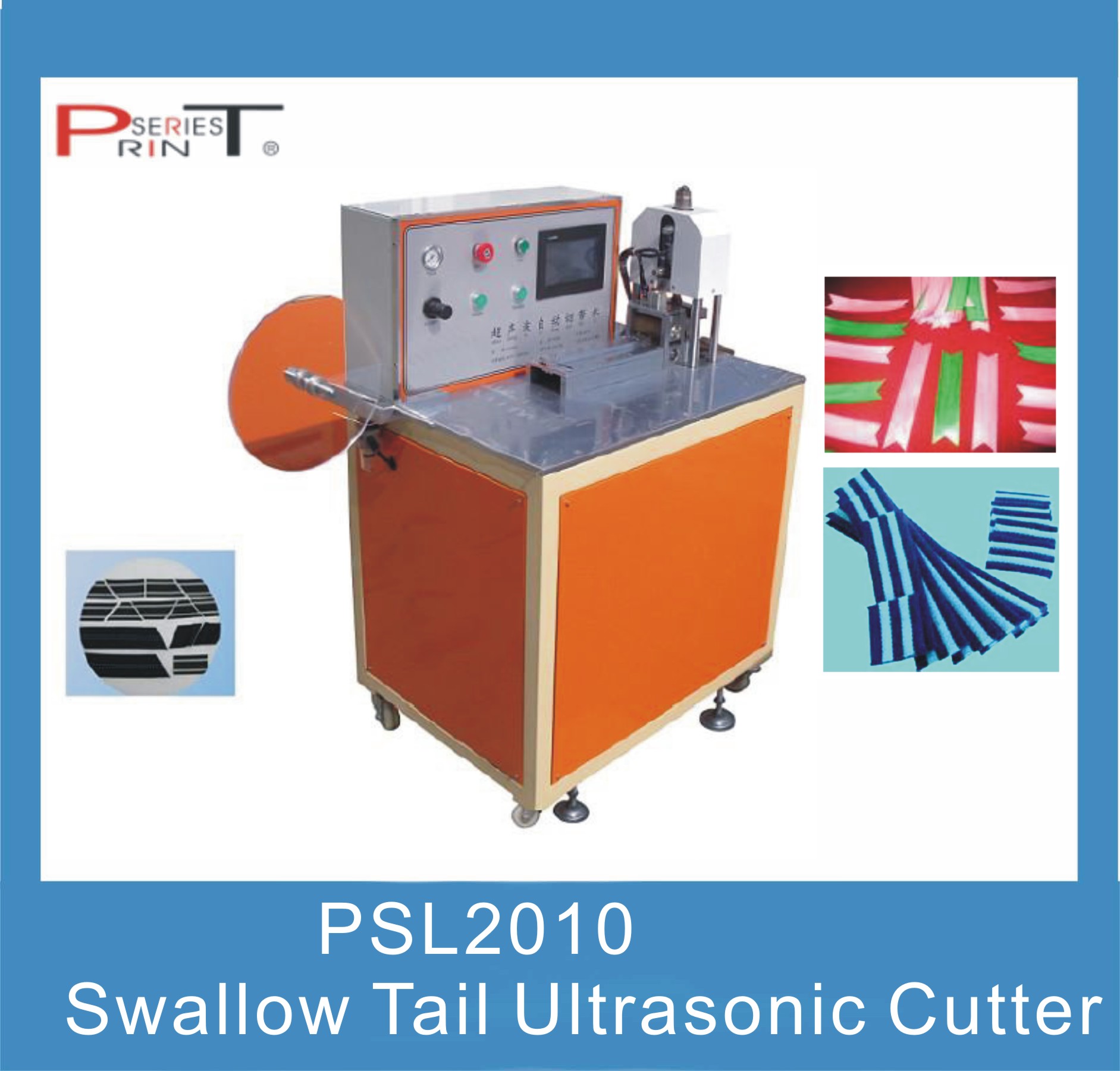 Label Printing Machine, Flexo/Screen/Rotary Printing Machine, Ultrasonic Swallow Tail Cutting Machine